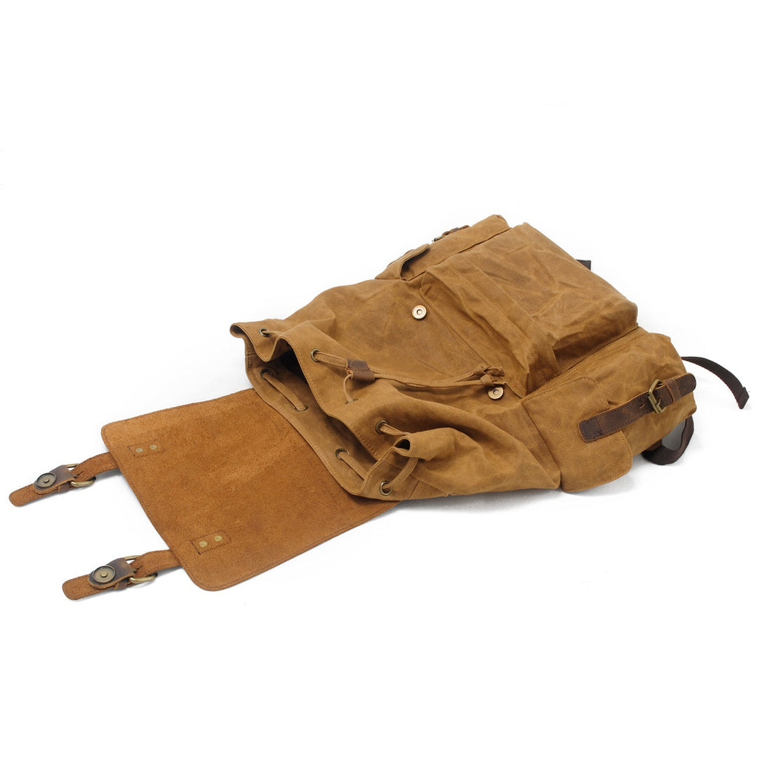 Waxed Canvas Backpack | COPENHAGEN